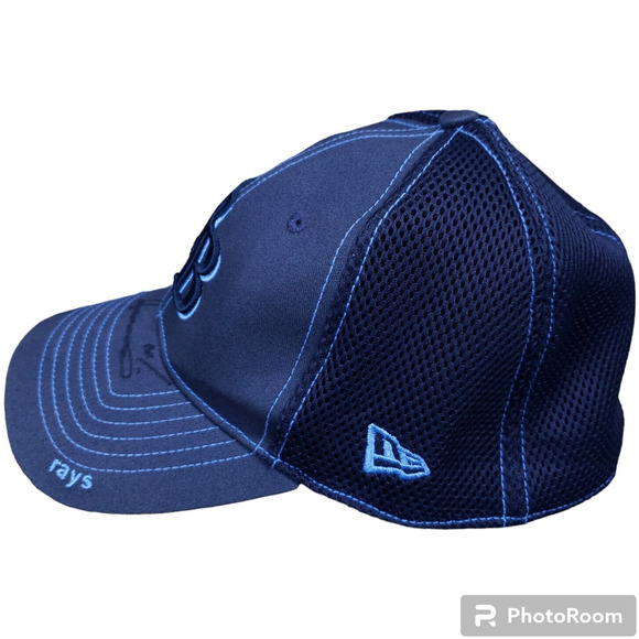 Tampa Bay Devil Rays Autographed Hat M/L New Era True Fitted Originators READ - Picture 7 of 10